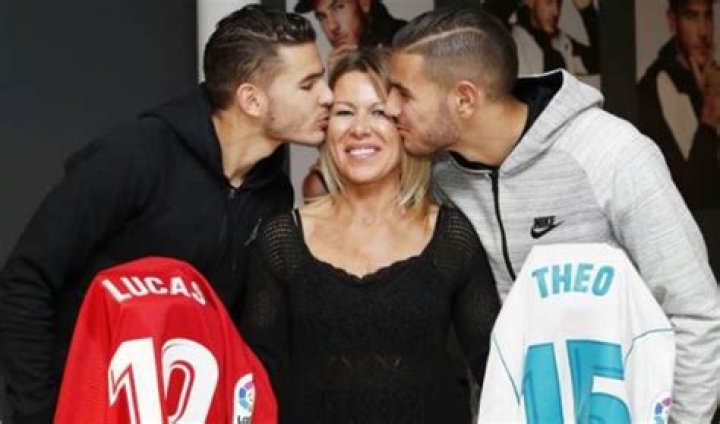 Footballer Theo Hernandez Mother Laurence Py And Father Jean Francois